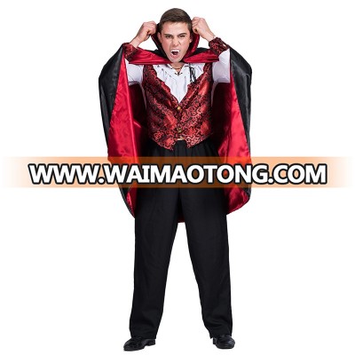 Halloween party fancy dress bloodsucker sexy men vampire knight costume for adults man cosplay