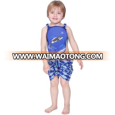 Megartico children swim vest Boy's floatation padded vest for kids -Killer Whale